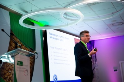 Ad van Wesel,  director, Nutrition and Innovation Center (NIC), ForFarmers, speaking at YAN20 in Amsterdam earlier this month.