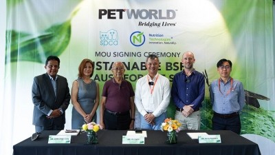 Representatives of the three organizations at the recent signing of a MoU on the project. © Nutrition Technologies 