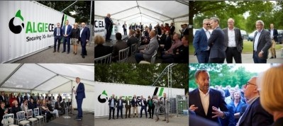 Photo compilation from opening ceremony for Algiecel’s new pilot plant © Algiecel