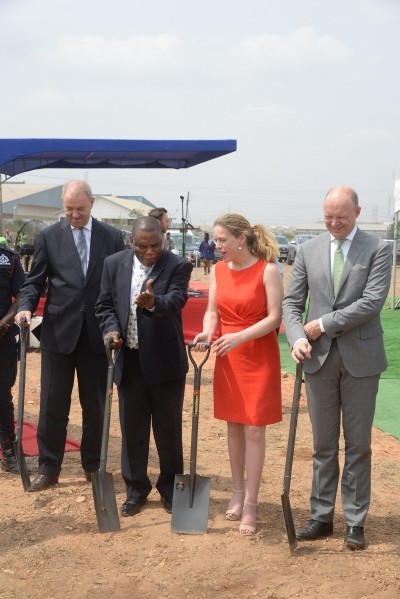 Ground-breaking ceremony at new Koudijs Animal Nutrition site in Ghana 