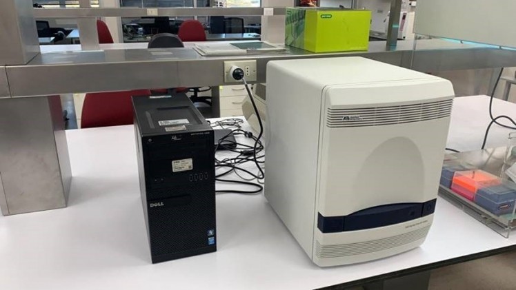 Polymerase chain reaction (PCR) equipment donated by Cargill to Magallanes University in Chile, which will dramatically increase the testing capacity for SARS CoV-2, the cause of COVID-19, according to Cargill.  Photo credit: Magallanes University