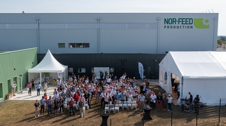 Official launch of Nor-Feed’s new plant in Chemillé, Anjou, France © Nor-Feed