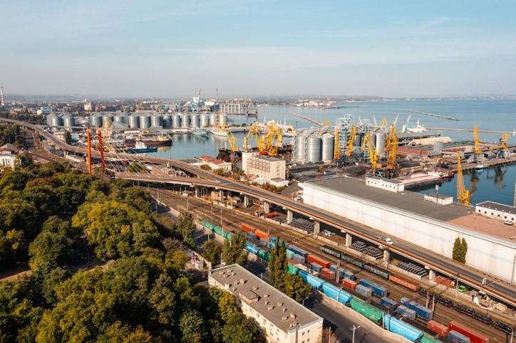 Aerial view of Odessa Port, Ukraine © GettyImages/graphixel