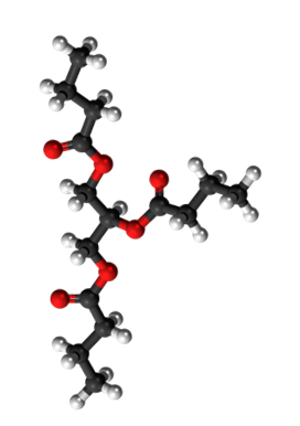 tributyrin-molecule